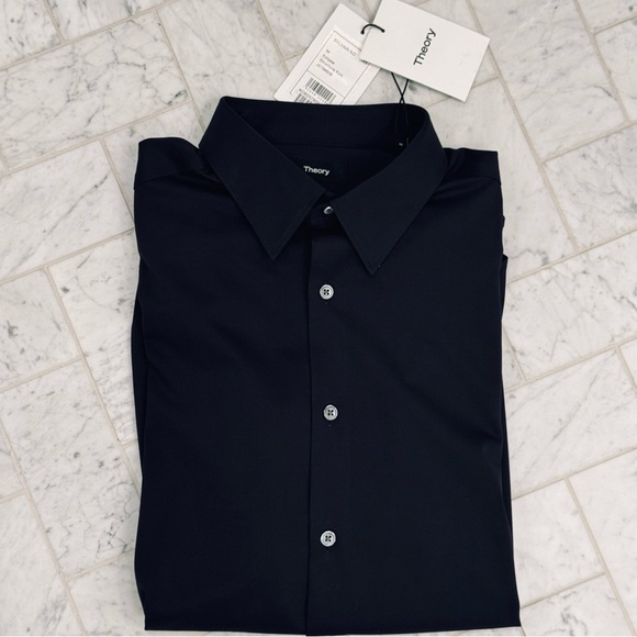 THEORY Sylvain ND Button Up Shirt - NWT - Picture 9 of 10